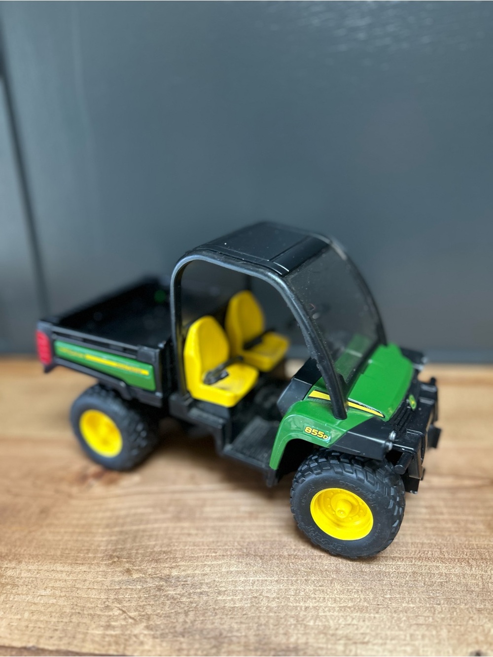 John Deere Bruder 855D Gator XUV Toy Vehicle.